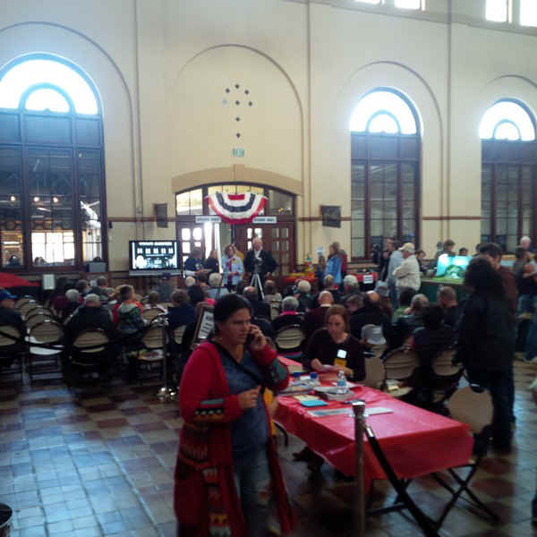 Train Day Celebration set up.jpg (83609 bytes)